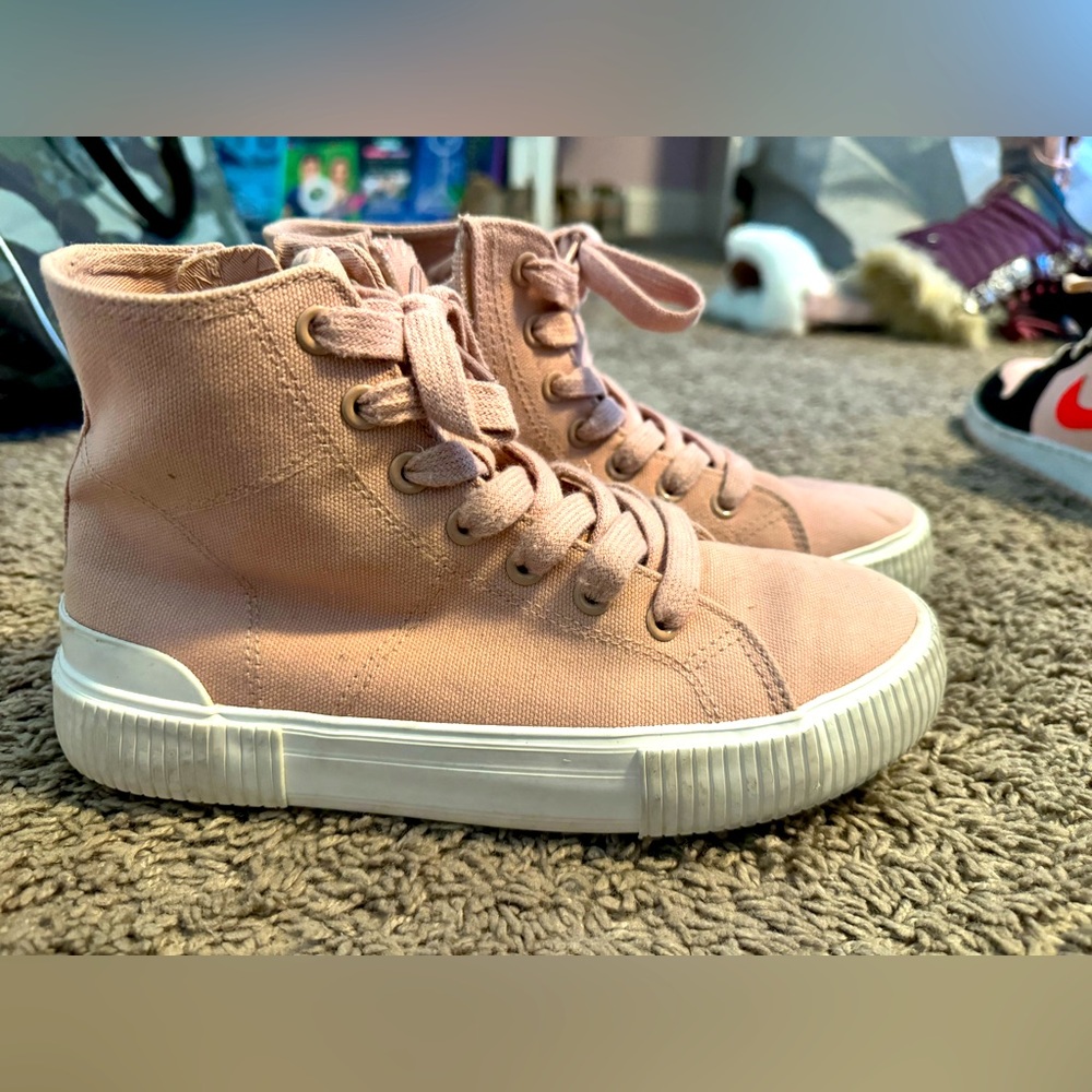 Cat & Jack cloth hightop sneakers